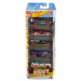 Set 5 masinute Hot Wheels, Stunt Tracks, JKG07