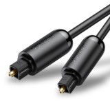 CABLU audio Ugreen, &quot;AV122&quot; optic Toslink(T) la Toslink(T), 1.5m, conectori auriti, negru &quot;10592&quot; (timbru verde 0.18 lei) - 6957303878918