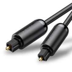 CABLU audio Ugreen, &amp;quot;AV122&amp;quot; optic Toslink(T) la Toslink(T), 1.5m, conectori auriti, negru &amp;quot;10592&amp;quot; (timbru verde 0.18 lei) - 6957303878918 foto