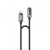Cablu Date si Incarcare USB-C - Lightning Yesido CA199, 27W, 1.2m, Negru