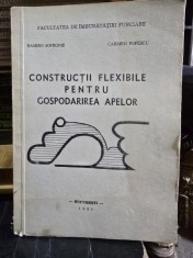 CONSTRUCTII FLEXIBILE PENTRU GOSPODARIREA APELOR - RAMIRO SOFRONE, CARMEN POPESCU foto