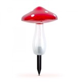 Ciuperca solara de gradina cu luina LED - 23,5 cm - 10 LED alb rece, Garden Of Eden