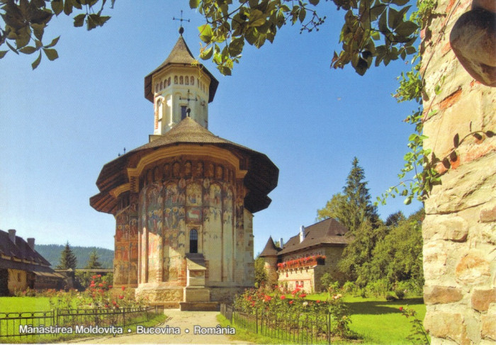 Carte postala Bucovina SV187 Manastirea Moldovita