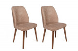 Set scaune (2 bucăți) Dallas Chair Set (2 Pieces), Bej, 50x90x49 cm