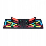 Placa pentru flotari, Pliabila, 20x64 cm, Plastic, Negru