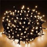 Instalatie lumini pentru bradul de Craciun, 91,5 metri, 1500 LED-uri, alb cald Household NewTrend