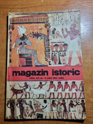 Revista Magazin Istoric - mai 1982 foto