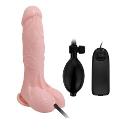 Vibrator Gonflabil cu Pompa 19cm