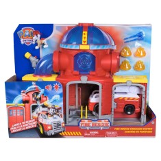 PATRULA CATELUSILOR STATIE DE POMPIERI INTERACTIVA CU ACCESORII SI FIGURINA MARSHALL SuperHeroes ToysZone