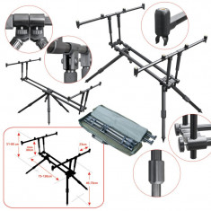 Rod pod #11 Baracuda pentru 4 lansete foarte stabil BLACK EDITION 2020 foto