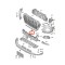 Grila bara protectie Audi Q3 (F3), 07.2018-, parte montare Fata, RapidAuto 13X527-5