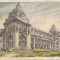 Romania, Bucuresti, Palatul Postelor, c. p. ilustrata circulata, 1963