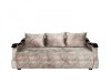 Canapea Extensibila Dana 220x100x75 Cm Velvet Crem cu Lada Depozitare Mobila Living