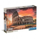 Puzzle Clementoni Roma: Colosseum la Apus 1000 piese