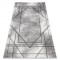Covor NOBLE modern 1520 45 Vintage, geometriai, linii - structural două niveluri gri, 140x190 cm