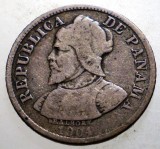 J.444 PANAMA 5 CENTESIMOS DE BALBOA 1904 ARGINT