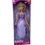 Papusa Defa Lucy Rapunzel, 25 cm, Plastic, Multicolor, +3 ani, Pentru Fete