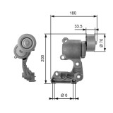 Intinzator curea distributie Lexus Es, Is C, Is II, Is III, Rx; Toyota Highlander / Kluger, Sienna Motor 250, 250, 250, 33.5 mm, OE 1662031040
