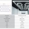 Sistem de Iluminare Plafon Hexagon / HoneyComb 3,94 x 2,10 m Performance AutoTuning