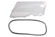 Dispersor plastic far Bmw Seria 3 (E46), Sedan/Combi,10.2001-06.2005, cu garnitura, 63126922589; 63126923409, 20-0321-LA-1 TYC, partea Stanga foto