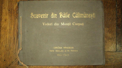 Souvenir din Baile Calimanesti, Sibiu 1909 foto