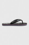 Pepe Jeans slapi BAY BEACH CLASSIC femei, culoarea negru, cu toc plat, PLS70143