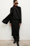 Answear.LAB palton de lana culoarea negru
