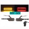 Set 2 Semnalizari Dinamice cu Pozitie Rosie, Lumina Neon LED, pentru Scuter, Motocicleta, Bicicleta Electrica, Montaj pe Ghidon, 48V-60V, Dimensiuni 1