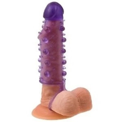 Prelungitor Penis cu stimulare, Samurai, Purple foto