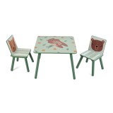 Cumpara ieftin Set 2 scaune +birou Green Forest UGMBS07-GNF