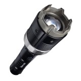 Lanterna cu Electrosoc, Acumulator, Agatatoare, Model 8810, Negru, 21 cm