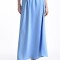Fusta satin lunga eleganta - Albastru deschis