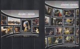 Maldive 2016 - Mari pictori - Johannes Vermeer, Colita + Bloc, MNH