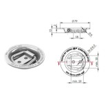 Prindere podea pentru marfa UP-03 Automotive TrustedCars, Oem