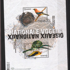 BELGIA 2019 EUROPA CEPT - PASARI - Bloc cu 2 timbre Mi.Bl.239 MNH**