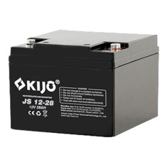 Acumulator AGM, 12V, 28Ah, M5 - KIJO JS12-28