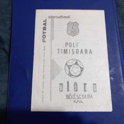 Program Poli Timisoara - Elore Bekescaba foto