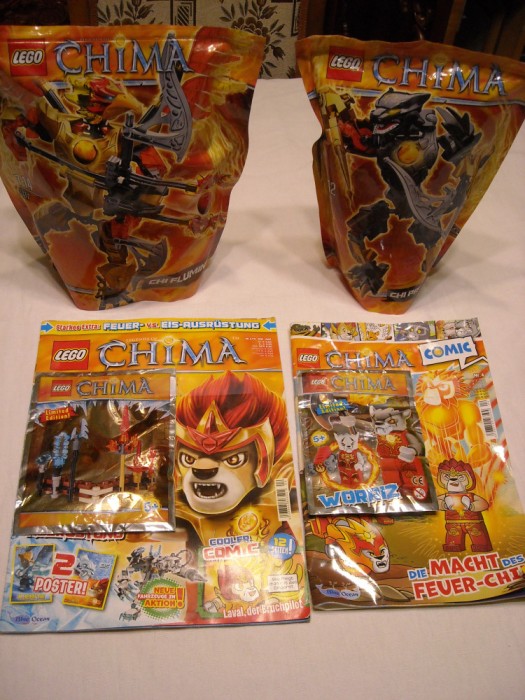 Lego Chima - 70208 + 70211 - Chi Phantar + Chi Sir Fluminox