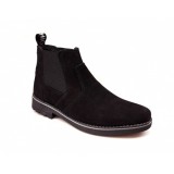 Ghete barbati din piele naturala intoarsa, imblanite, CIUCALETI KRAFT