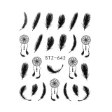 Cumpara ieftin Tatuaj Unghii LUXORISE Simple Dreamcatcher, STZ-642