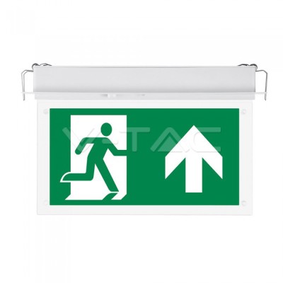 Lampa Exit LED 2W Montaj Incastrat 6000K COD: 835 foto