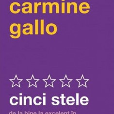 Cinci stele. De la bine la excelent in arta comunicarii – Carmine Gallo