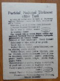 Cumpara ieftin Pliant electoral, Partidul National Taranesc, Presedinte Iuliu Maniu, votati Ochiul