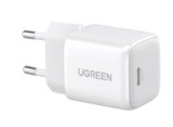 INCARCATOR retea Ugreen, Nexode &quot;CD318&quot; Quick Charge 20W GaN, 1 x USB Type-C 5V/3A, alb &quot;15324&quot; (timbru verde 0.18 lei) - 6941876213245