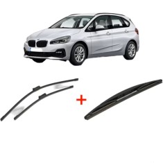 Set 3 stergatoare BMW Seria 2 Active Tourer Van (F45) 2014-2021, pentru parbriz si luneta, Bosch Twin