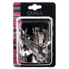 Set Clame Păr Metalice, Omnia, Lungime 6cm, Argintiu, 12 Bucăți, Oem