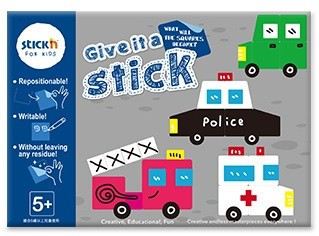 Carte creativa Stick&amp;quot;n Give it a Stick - patrate (+5 ani) foto