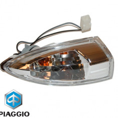 Semnalizare spate stanga transparenta originala Piaggio Fly 50-100-125-150cc