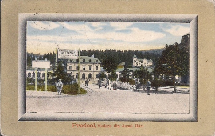 Carte postala circulata in anul 1911 Predeal