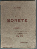 (GHEORGHE NICULESCU) G. N. GIGU (1895-1917): SONETE (TIPOGRAFIA ROMANEASCA / BUCURESTI 1915)